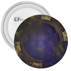 Fractal Earth Rays Design Planet 3  Buttons by Pakrebo