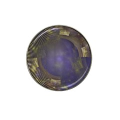 Fractal Earth Rays Design Planet Hat Clip Ball Marker (10 Pack) by Pakrebo