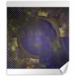 Fractal Earth Rays Design Planet Canvas 20  x 24  19.57 x23.15  Canvas - 1