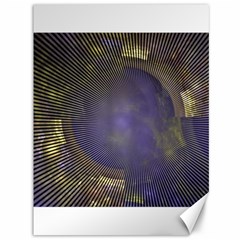 Fractal Earth Rays Design Planet Canvas 36  X 48  by Pakrebo