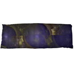 Fractal Earth Rays Design Planet Body Pillow Case Dakimakura (two Sides) by Pakrebo