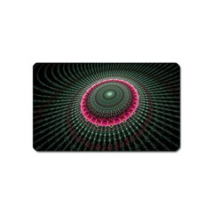 Fractal Circle Fantasy Texture Magnet (name Card)