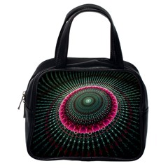 Fractal Circle Fantasy Texture Classic Handbag (one Side) by Pakrebo