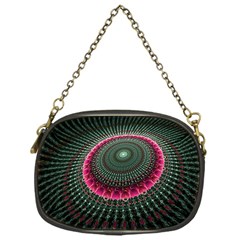 Fractal Circle Fantasy Texture Chain Purse (one Side) by Pakrebo