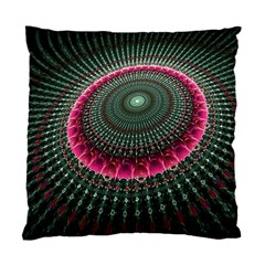 Fractal Circle Fantasy Texture Standard Cushion Case (two Sides) by Pakrebo