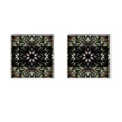 Fractal Design Pattern Texture Cufflinks (square) by Pakrebo