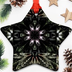 Fractal Design Pattern Texture Star Ornament (two Sides) by Pakrebo