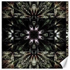 Fractal Design Pattern Texture Canvas 20  X 20  by Pakrebo