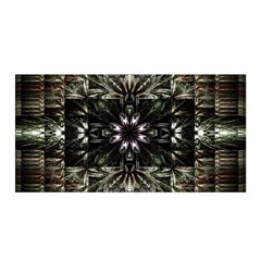 Fractal Design Pattern Texture Satin Wrap by Pakrebo