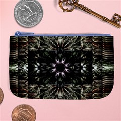 Fractal Design Pattern Texture Large Coin Purse