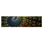 Fractal Spiral Colorful Geometry Satin Scarf (Oblong) Front