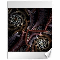 Geometry Math Fractal Art Canvas 12  X 16  by Pakrebo