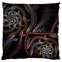 Geometry Math Fractal Art Standard Flano Cushion Case (two Sides) by Pakrebo