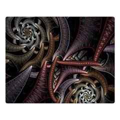 Geometry Math Fractal Art Double Sided Flano Blanket (large)  by Pakrebo