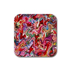 Rp 10 Rubber Square Coaster (4 Pack)  by ArtworkByPatrick