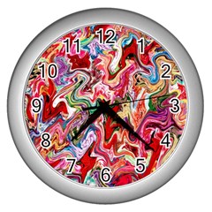 Rp 10 Wall Clock (silver) by ArtworkByPatrick