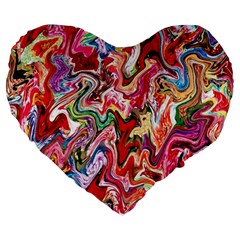 Rp 10 Large 19  Premium Heart Shape Cushions by ArtworkByPatrick