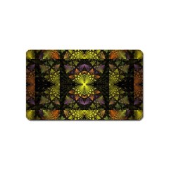 Fractal Multi Color Geometry Magnet (name Card) by Pakrebo