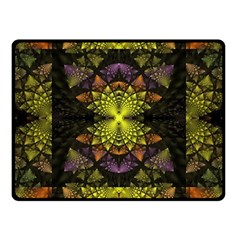 Fractal Multi Color Geometry Fleece Blanket (small) by Pakrebo