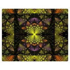 Fractal Multi Color Geometry Double Sided Flano Blanket (medium)  by Pakrebo