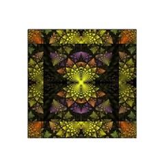 Fractal Multi Color Geometry Satin Bandana Scarf by Pakrebo