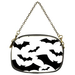 Deathrock Bats Chain Purse (one Side) by ArtistRoseanneJones