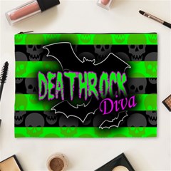 Deathrock Diva Cosmetic Bag (xl) by ArtistRoseanneJones