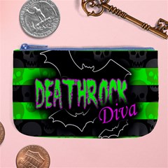 Deathrock Diva Large Coin Purse by ArtistRoseanneJones