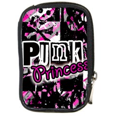 Punk Princess Compact Camera Leather Case by ArtistRoseanneJones