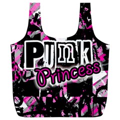 Punk Princess Full Print Recycle Bag (xl) by ArtistRoseanneJones