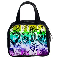 Rainbow Scene Kid Sketches Classic Handbag (two Sides) by ArtistRoseanneJones