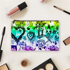 Rainbow Scene Kid Sketches Cosmetic Bag (medium) by ArtistRoseanneJones