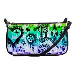 Rainbow Scene Kid Sketches Shoulder Clutch Bag by ArtistRoseanneJones