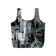 Urban Graffiti Full Print Recycle Bag (s) by ArtistRoseanneJones