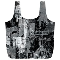 Urban Graffiti Full Print Recycle Bag (xl) by ArtistRoseanneJones