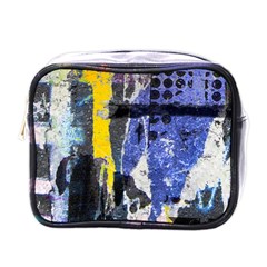 Urban Grunge Mini Toiletries Bag (one Side) by ArtistRoseanneJones