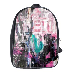 Graffiti Grunge Love School Bag (large) by ArtistRoseanneJones