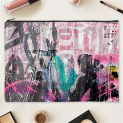 Graffiti Grunge Love Cosmetic Bag (xxxl) by ArtistRoseanneJones