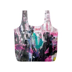 Graffiti Grunge Love Full Print Recycle Bag (s) by ArtistRoseanneJones