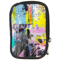 Graffiti Pop Compact Camera Leather Case by ArtistRoseanneJones