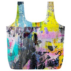 Graffiti Pop Full Print Recycle Bag (xl) by ArtistRoseanneJones