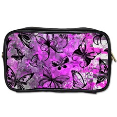 Butterfly Graffiti Toiletries Bag (two Sides) by ArtistRoseanneJones