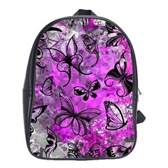 Butterfly Graffiti School Bag (xl) by ArtistRoseanneJones