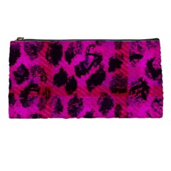 Pink Leopard Pencil Cases by ArtistRoseanneJones