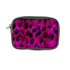 Pink Leopard Coin Purse by ArtistRoseanneJones