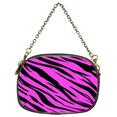 Pink Tiger Chain Purse (two Sides) by ArtistRoseanneJones