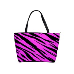 Pink Tiger Classic Shoulder Handbag by ArtistRoseanneJones