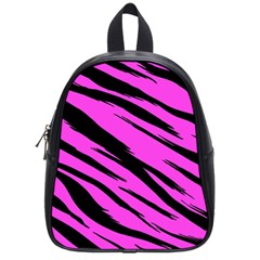 Pink Tiger School Bag (small) by ArtistRoseanneJones