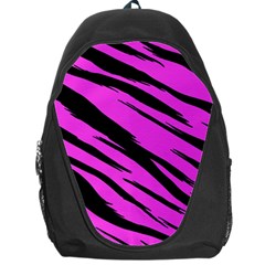 Pink Tiger Backpack Bag by ArtistRoseanneJones