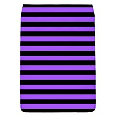 Purple Stripes Removable Flap Cover (l) by ArtistRoseanneJones